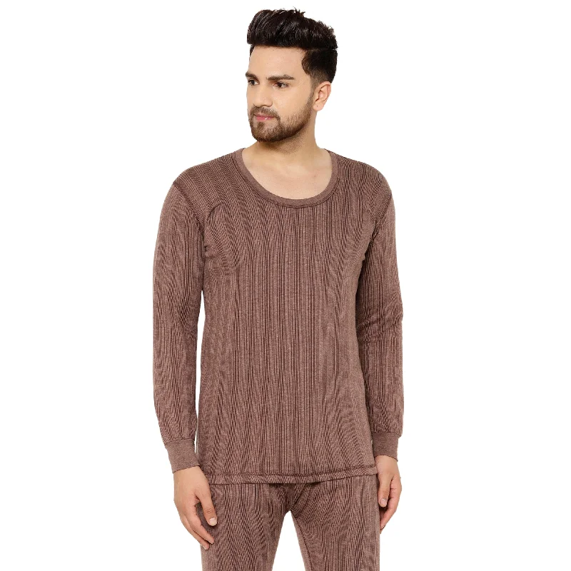Weekend Discounts to Celebrate Vimal Jonney Brown Thermal Top For Men's