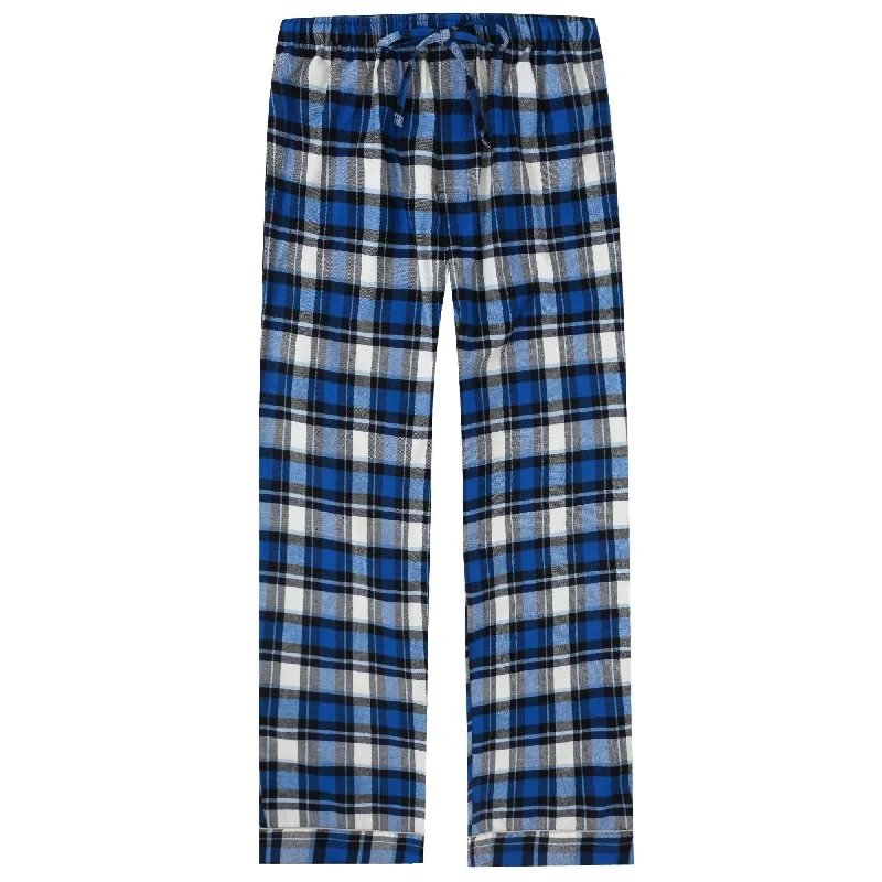 Plaid Blue/White