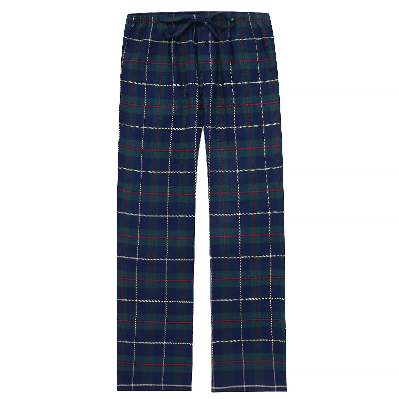 Plaid Navy Green Red