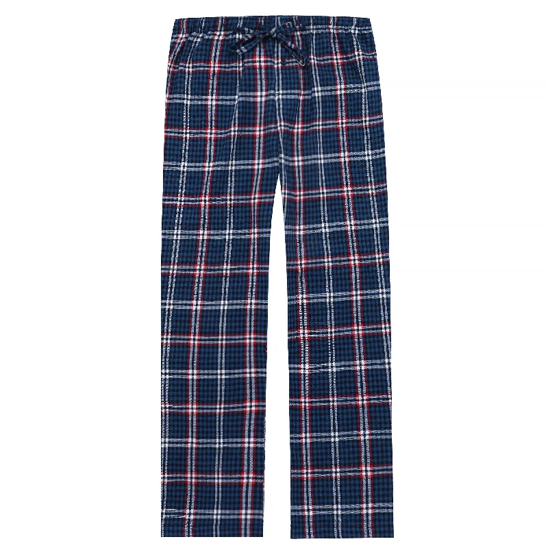 Plaid Navy Red White