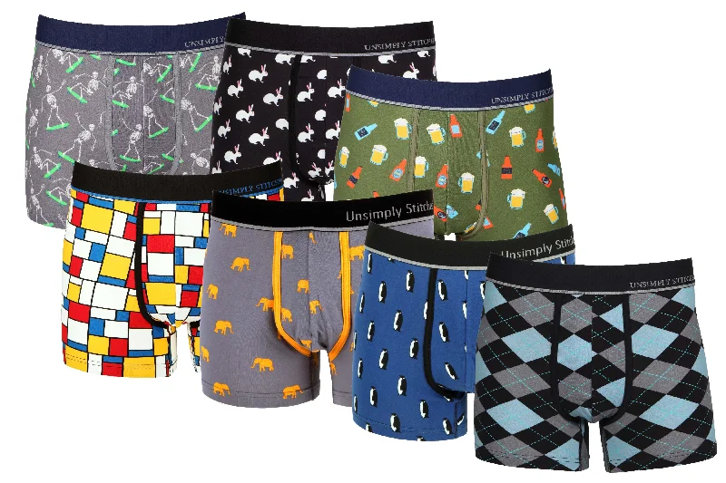 Discount Mania BOXER Trunk 7 PACK