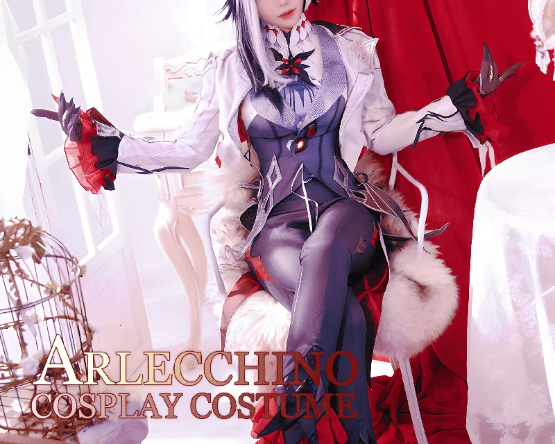 Doorbuster Deal Arlecchino Cosplay Costume AdoreHomeStudio™