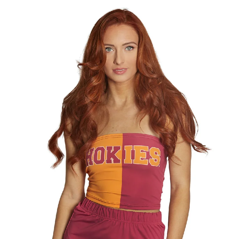 Discount Days Virginia Tech Hokies Two Tone Tube Top