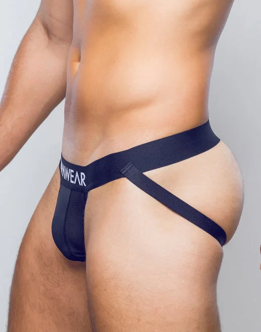 Weekend Deals to Make You Smile Vortex Jockstrap Underwear - Black