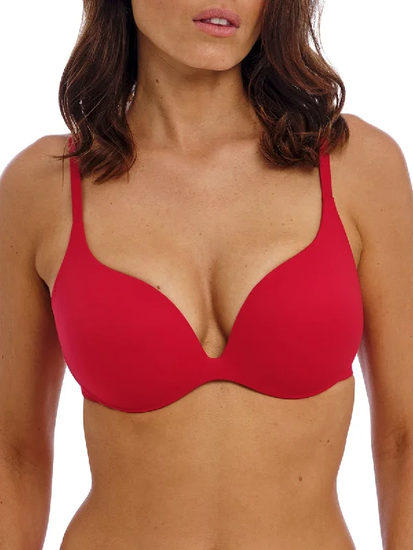 Special Discount Ines Secret Push Up Bra - Equestrian Red
