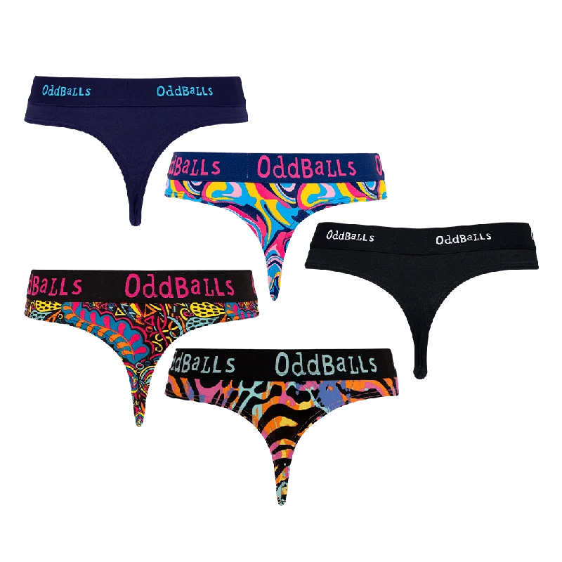 Unmissable Offer Weekday Bundle - Ladies Thong 5 Pack Bundle