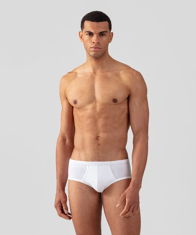 Weekend Specials to Celebrate Y-Front Briefs: White