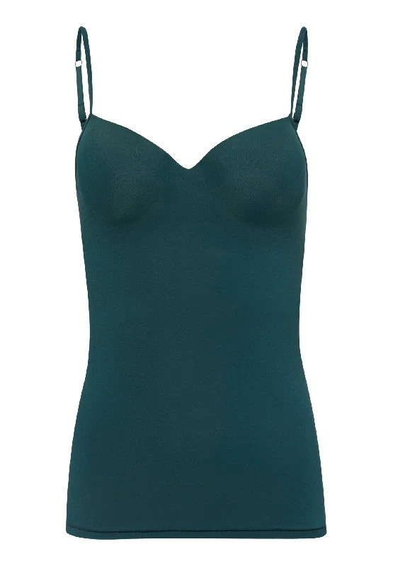Act Fast Allure Padded Bra Camisole | Dark Spruce 71462-1254