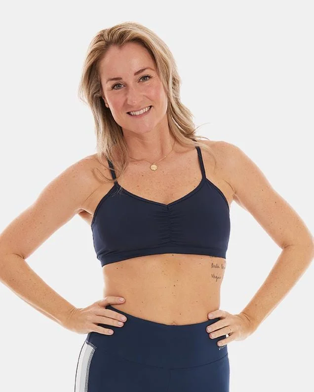 Discount Mania Adjustable Bra – Night Swim Navy