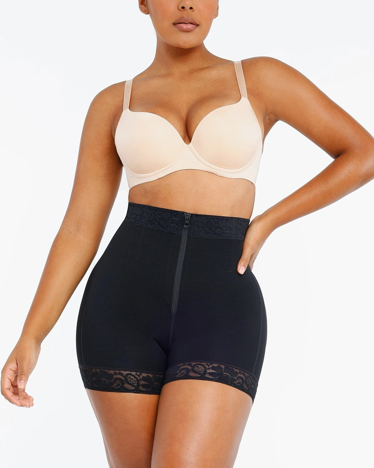 Quick Deals AirSlim® Lace Steel Boned Butt Enhancer