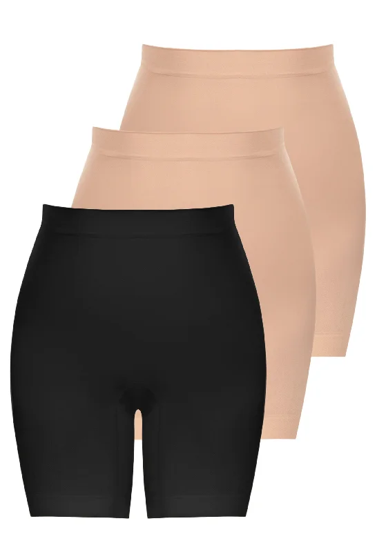 Value Deals Anti-Chafing Shaping Shorts - 3 Pack