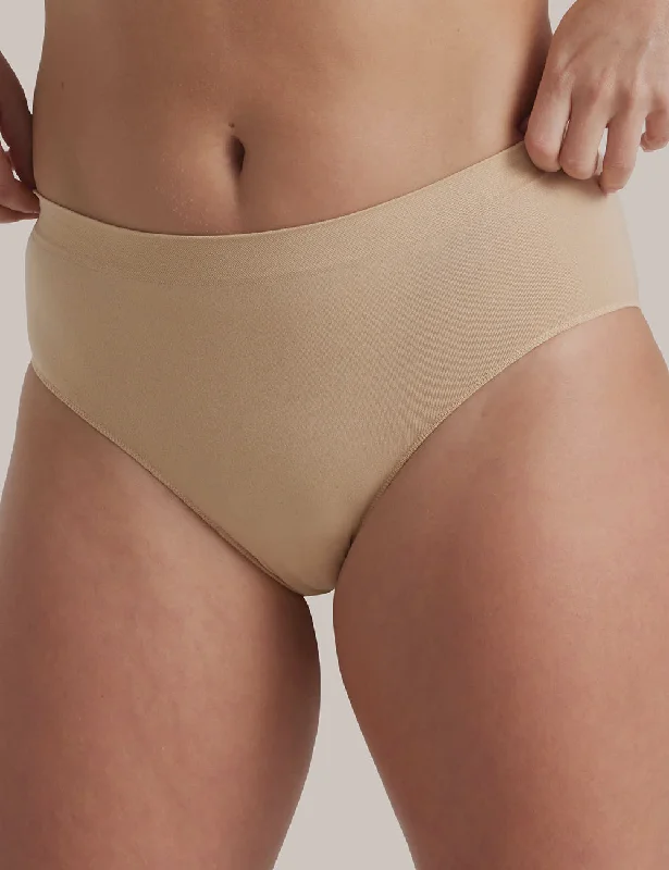 Weekend Steals Await Bare Essentials Midi Brief (Rose Beige)