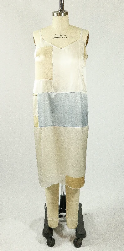 Bonus Savings Large Stretch Silk Charmeuse Patchwork Slip