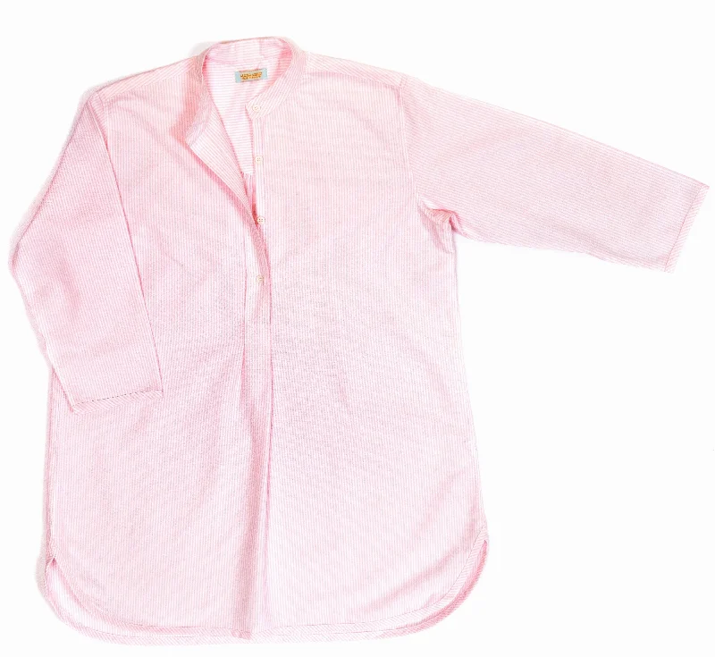 Oxford Pink stripe classic shirt - made in England