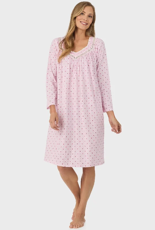 Cotton Candy Geo Long Sleeve Nightgown