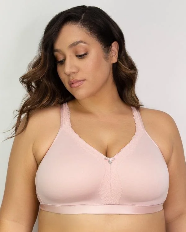 Price Slash Cotton Luxe Unlined Wire Free Blushing Rose- 1010