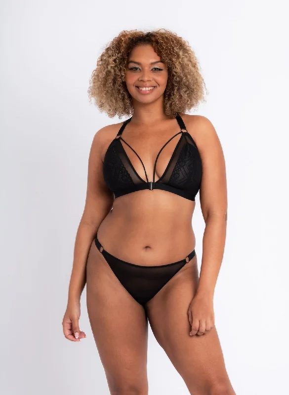 Super Sale Front and Centre Bralette Black- CK052110BLK