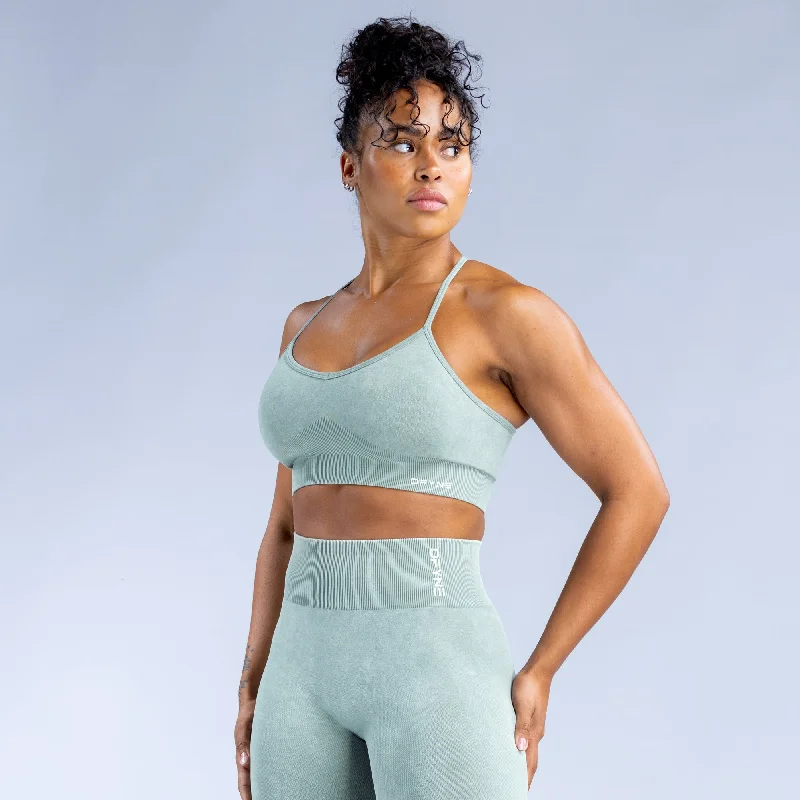 Midnight Madness Valkyrie Acid Wash Sports Bra