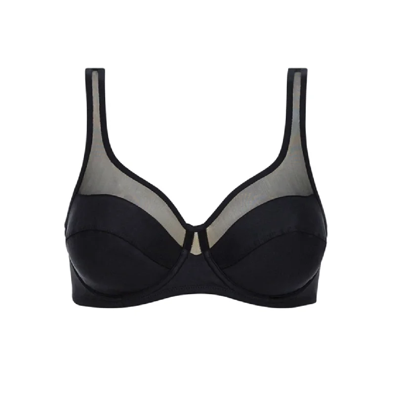 One-Day Only Dim Generous Underwired Black Bra