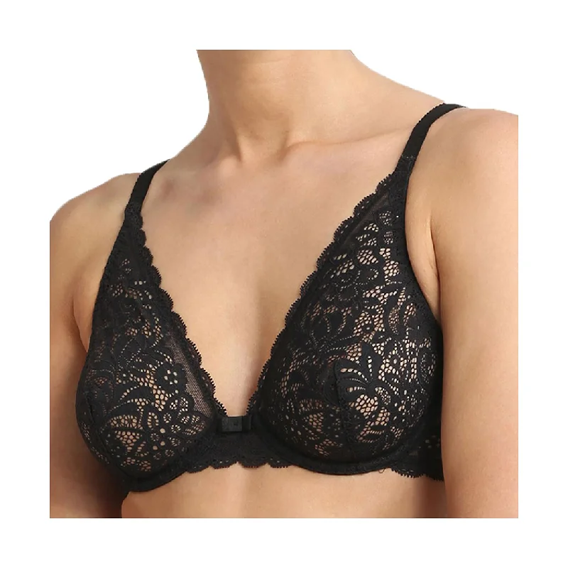 Flash Deal Dim Unwired Black Lace Bra