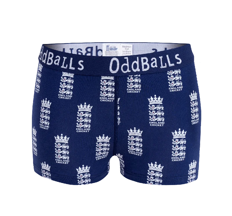 Extra Discounts England Cricket BLUE - Ladies Boxers