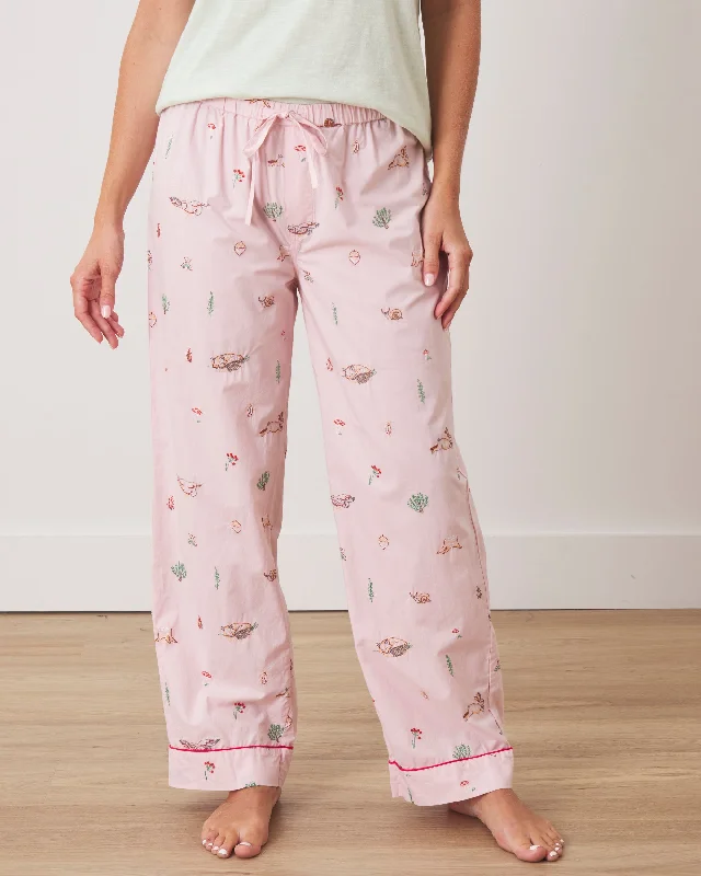 Woodland Storybook - PJ Pants - Blush