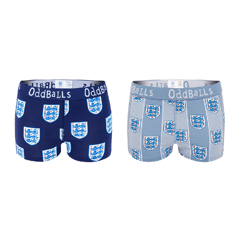 Special Discount England FA Classic & Away Bundle - Ladies Boxers 2 Pack Bundle
