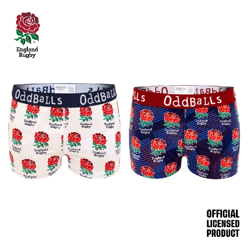 Super Bargain England Rugby - Home & Alternate - Ladies Boxers 2 Pack Bundle