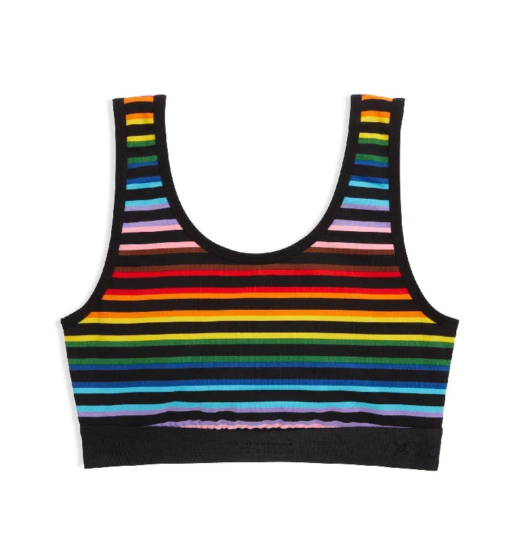 Act Fast Essentials Soft Bra - Progress Pride Stripes