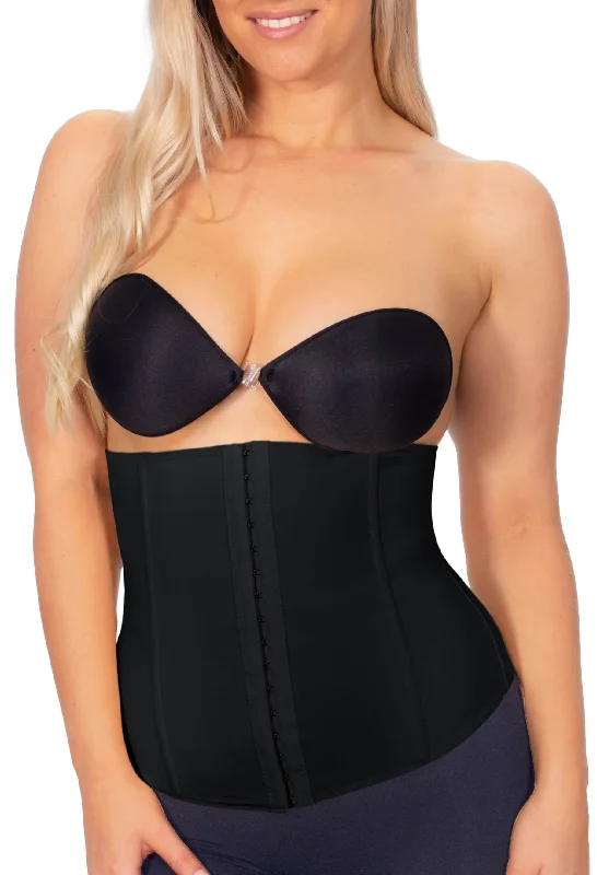 New Arrival Flexi-Stretch Corset With 4 Steel Bones - Black