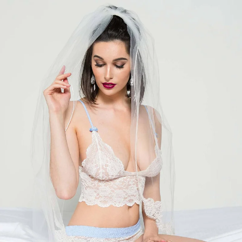 Deal of the Week Foxers Lace Bralette in Ivory Wedding
