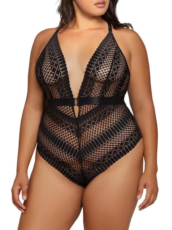 Super Sale Women's Hazel Plus Size Teddy
