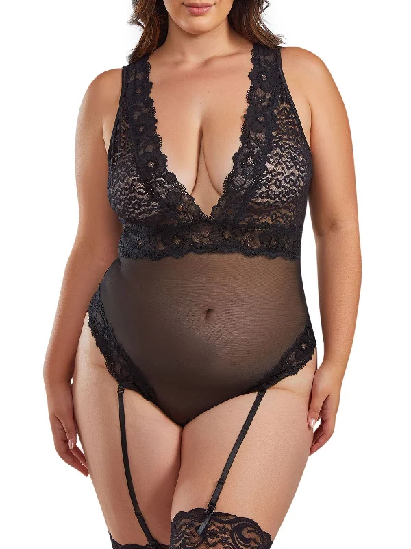 Don't Wait Women's Jacintha Plus Size Teddy