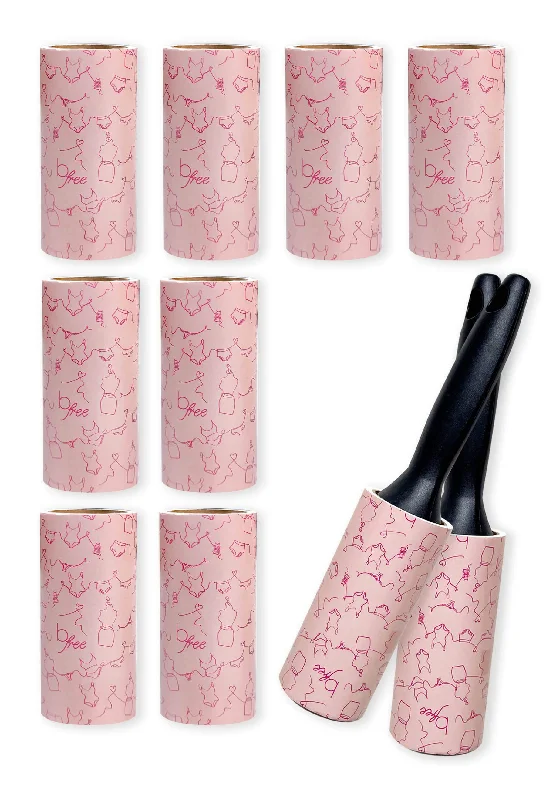 Best Choice Lint Roller Pack - 10 Rolls & 2 Handles