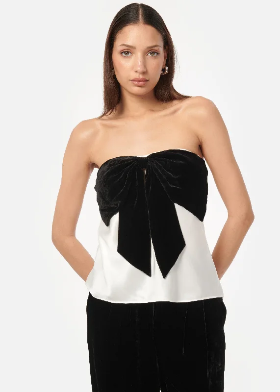 Weekend Discounts Worth Grabbing Lora Strapless Camisole White