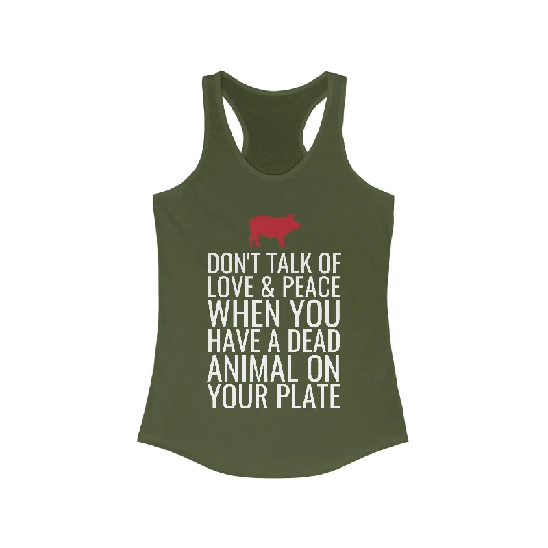 Huge Discounts Love & Peace Women's Ideal Racerback Tank
