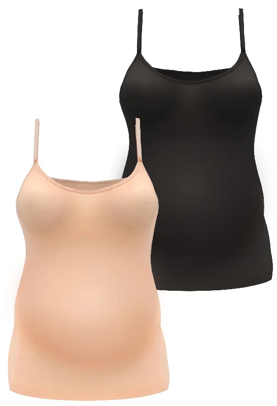 Instant Savings Maternity Ultra Light Shaping Camisole - 2 Pack