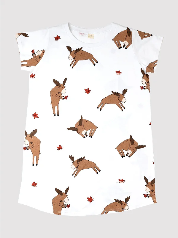 Moose Ladies Nightshirt