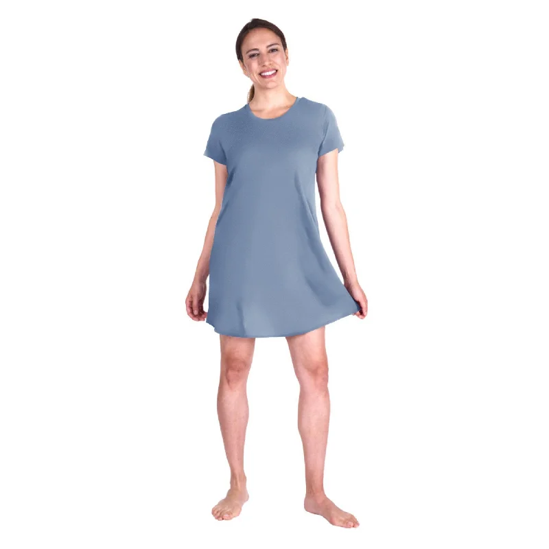 Women's Moisture Wicking Scoop Neck Nightshirt/Cover-up