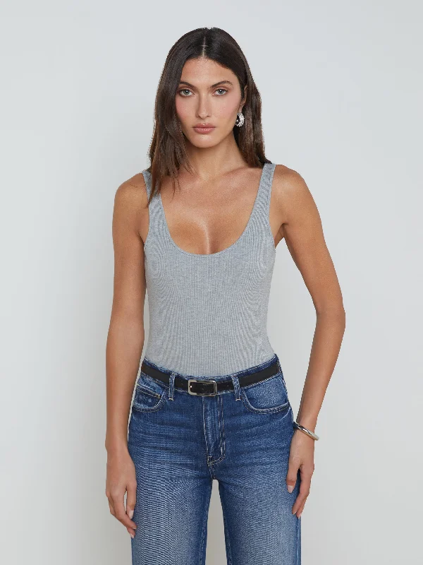 Quick Sale Nica Scoopneck Bodysuit