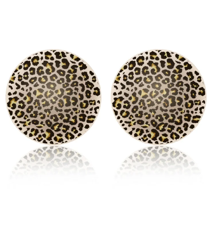 Limited Quantity NOOD No-Show Round Adhesive Reusable Nipple Covers (4 inch) - Wild Side Limited Quantity NOOD No-Show Round Adhesive Reusable Nipple Covers (4 inch) - Wild Side
