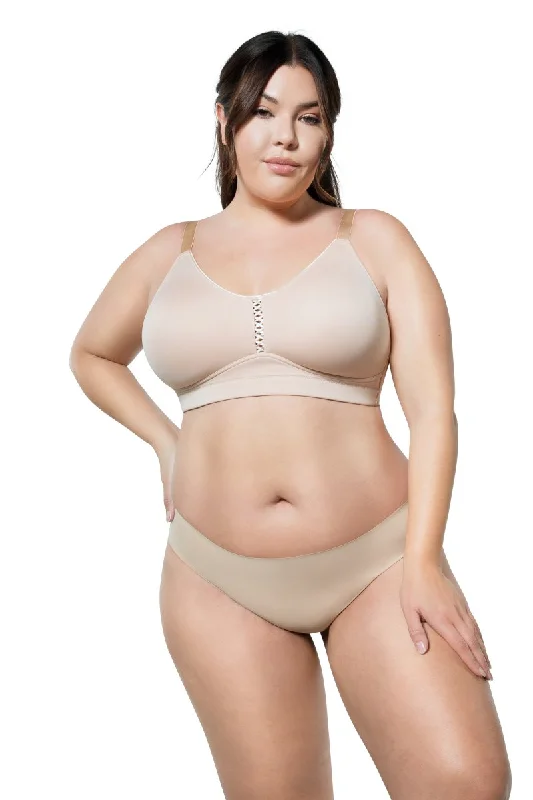 Now Available Erika Wire Free Seamless Bralette Bare- P5861