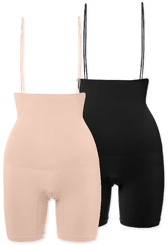 Flash Deal Post-Maternity Stay Up Shorts 2 Pack