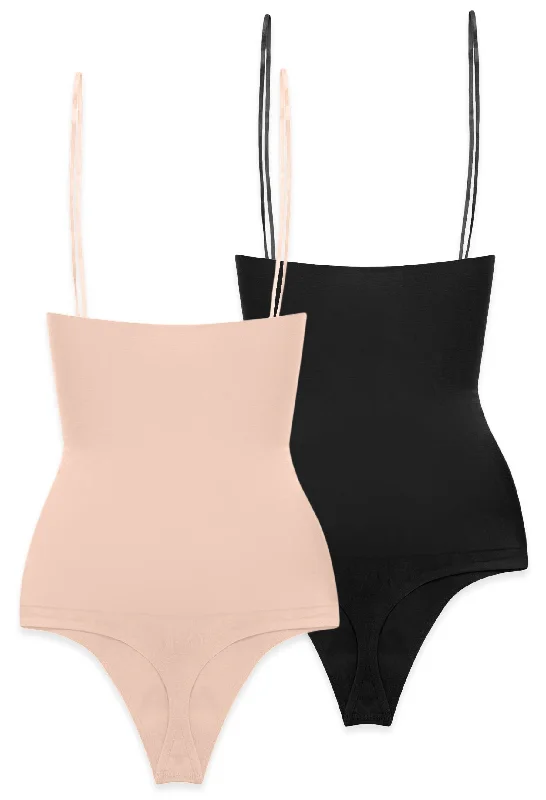 New Deal Post-Maternity Underbust Stay Up Shaping G String - 2 Pack