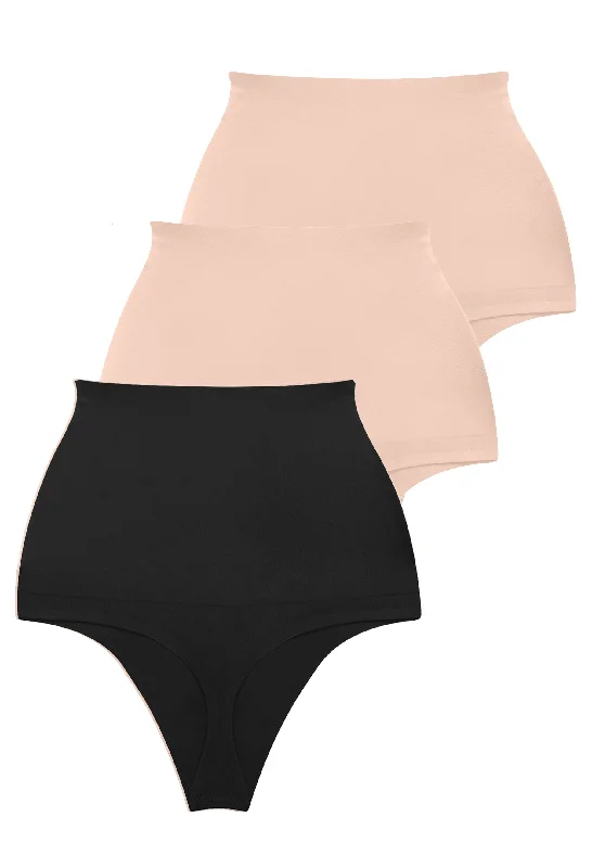Daily Special High Waist Shaping G String - 3 Pack