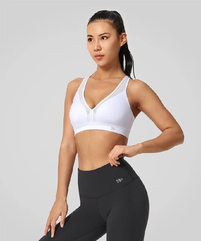 Value Deals Power V-Neck Cross Back Padded Running Bra | Women's High Support Sports Bra Value Deals Power V-Neck Cross Back Padded Running Bra | Women's High Support Sports Bra