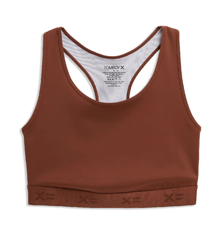 Cash Savings Racerback Compression Top - Latte