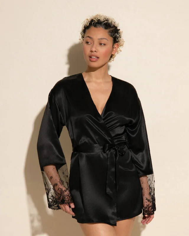 Deep Discounts Silk Robe