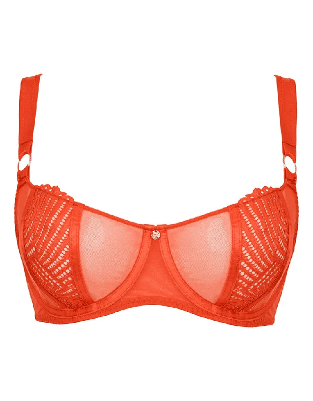 Buy More, Save More Scantilly Authority Balcony Bra Lava Red