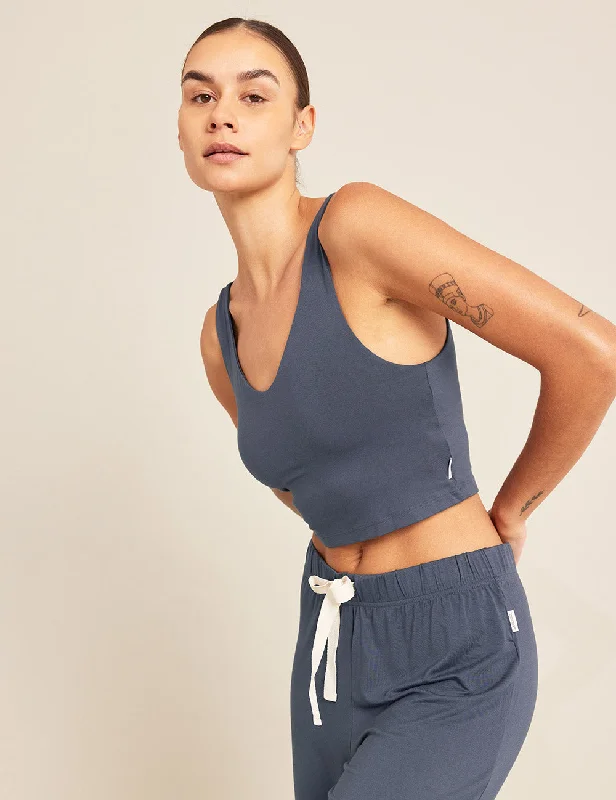 Markdowns Shelf Bra Crop Top - Storm